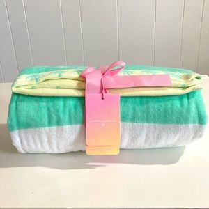 Stoney Clover Lane Striped Beach Towel